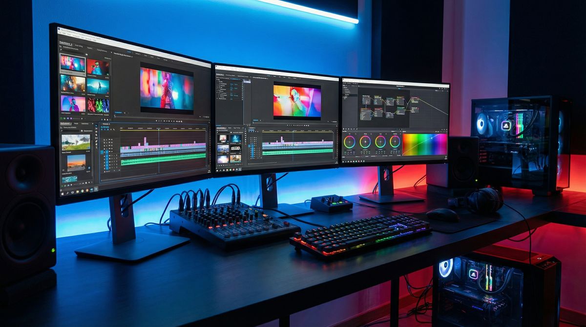 海角社区视频-专业视频剪辑工作台展示